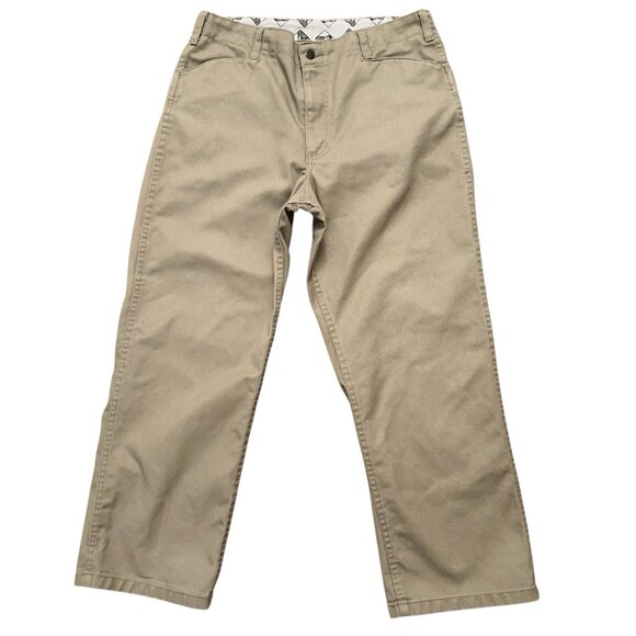 Ben Davis Original Ben’s Pants Mens 36 Slash Pockets Work Wear Beige VTG Y2K - Picture 2 of 8